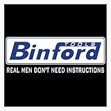 Binford Tools! Bumper Sticker Window Water Bottle Decal 5'