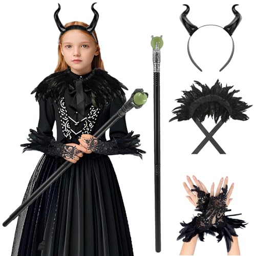 Disfraz Reina Malvada con Accesorios Halloween miniatura 1