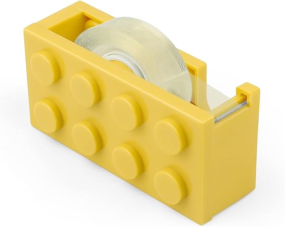 NULYLU Klebebandspender Rosa - Mit Integriertem Cutter - Tragbar Für Büro & Basteln