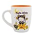 Hello Kitty Sanrio Pumpkin Patch Jumbo Curved Ceramic Latte Mug | Large Coffee Cup For Tea, Espresso, Hot Chocolate | Holds 20 Ounces
