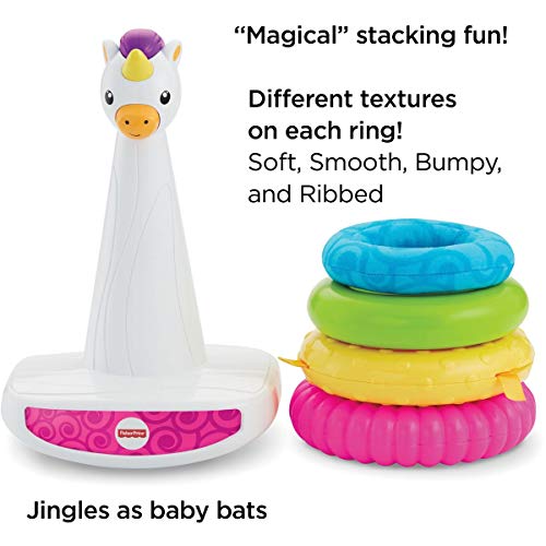 Fisher-Price GDR82 Fisher-Price Einhorn Farbring Pyramide – Bild 3