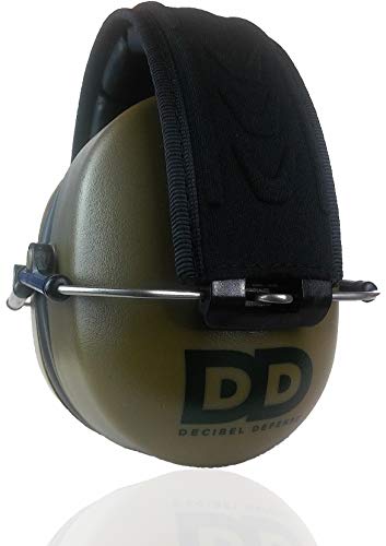 DECIBEL DEFENSE Professional Safety Ear Muffs 37dB NRR - The HIGHEST Rated & MOST COMFORTABLE Ear Protection For Shooting & Industrial Use - THE BEST HEARING PROTECTION GUARANTEED! (GREEN) - Thumbnail 2