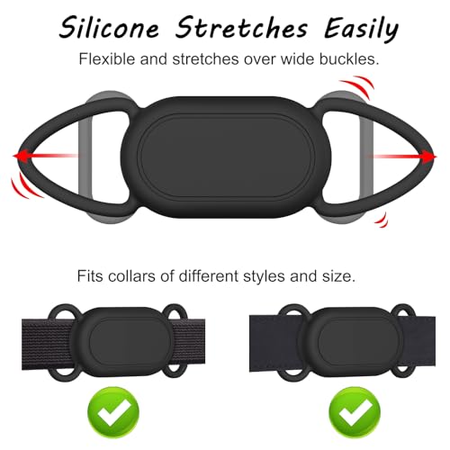 Soporte para Galaxy SmartTag 2: protector de silicona para collar de gato y rastreador de perros 2
