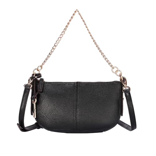 BRASS TACKS Leathercraft Crossbody Bag for Women – 2.5L Mini Shoulder Purse with Zipper Closure, Elegant Daily Handbag for Travel & Casual Use