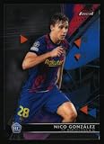 Nico González 2021-22 Topps Finest UEFA Champions League #94 Soccer Trading Card