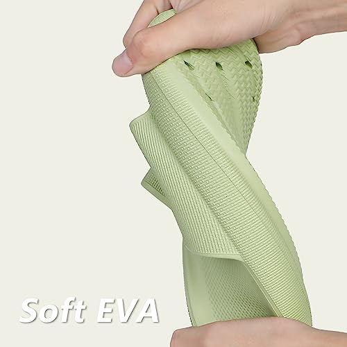 Image of Menore Slippers for Women and Men Quick Drying, Parent-Child EVA Open Toe Soft Slippers, Non-Slip Soft Shower Spa Bath Pool Gym Beach House Sandals for Indoor & Outdoor
