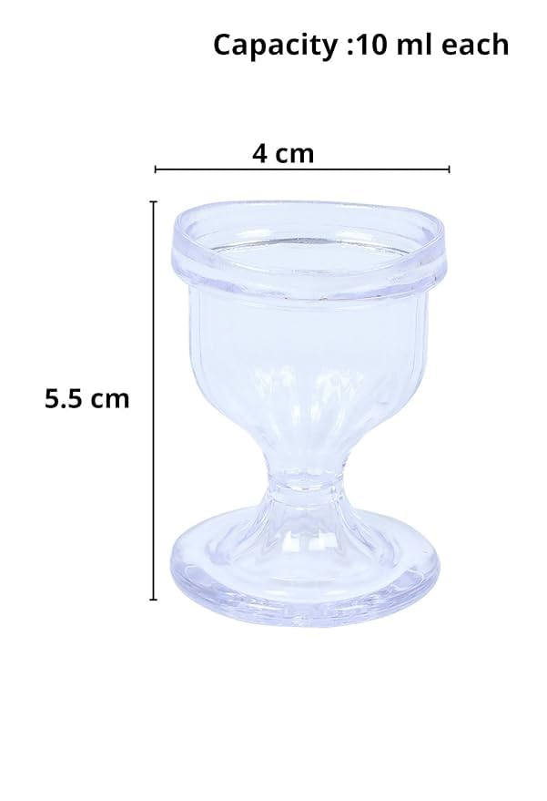 Image of QimacPlus Premium Glass Eye Wash Cup for Gentle and Effective Eye Cleansing - Engineered for Superior Comfort, Smooth Edges, Eye-Shaped Rim, Snug Fit - Includes Storage Container (Set of 1) (White)