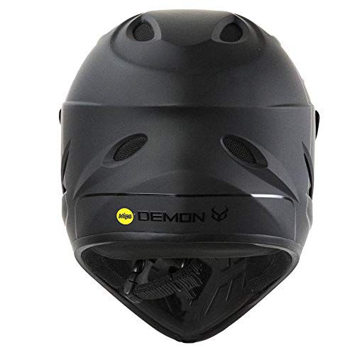 Demon United Podium Full Face Bike Helmet Mips,Black W/Mips #TOP2