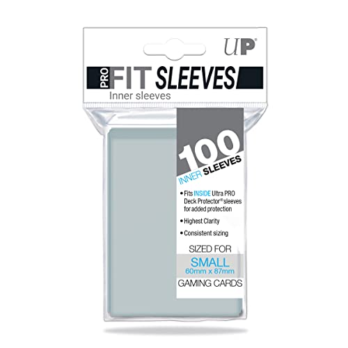 Ultra Pro - 330492 - Jeu De Cartes - Housse De Protection - Pro-fit - Transparent - Petit - C100