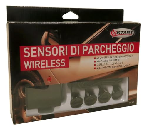 Start Sensori Di Parcheggio Wireless A Ultrasuoni Per Auto - Kit Da 4 Pezzi, Facile Installazione E Alta Precisione - 5