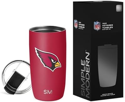 Simple Modern Officially Licensed NFL Arizona Cardinals 16oz Trav...