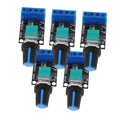 Controlador de motor DC SHINEOFI con modulo regulador ajustable de 5 piezas para automatizacion