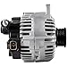 SCITOO Alternators AVA0066 11188 fit for Hyundai Santa Fe Tiburon Tucson for Kia Magentis Optima for Sportage 2005 2006 120A CW S6 12V 120Amp CW 6-Groove Pulley 37300-37800 400-40016 2655424