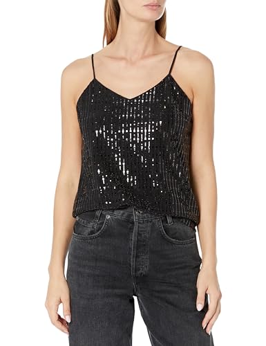 Anne Klein Cami con Cuello En V Camisa Mujer Basico de Fondo de Armario