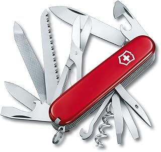Victorinox Taschenmesser Ranger (21 Funktionen, Metallsäge, Holzmeissel, Schere, Holzsäge, Metallsäge, Klinge) rot