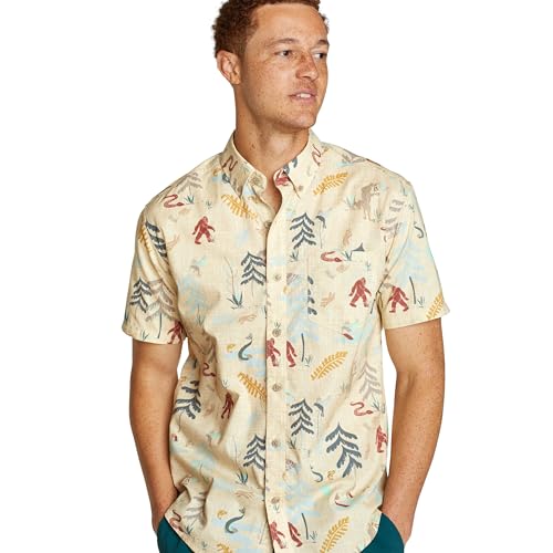 Eddie Bauer Men's Baja Short-Sleeve Shirt-Print