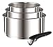 Tefal-L9419502-Ingenio Preference casseroles 16/18/20 cm + 1 Poignée Inox Non Revêtues Tous Feux Dont Induction ( contient 4 pièces )