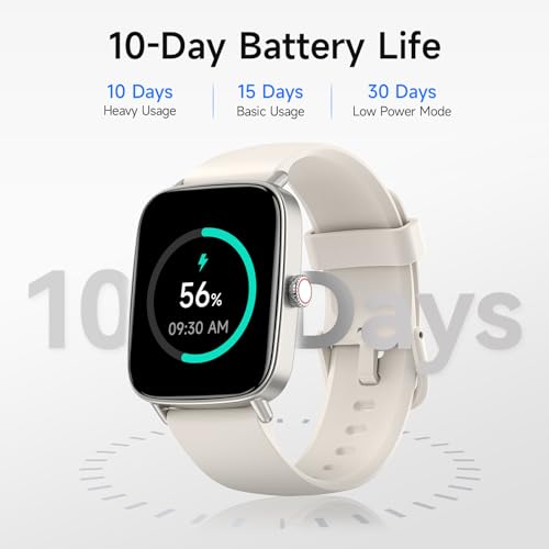 Image of Smart Watch for Women, 1.85 inch HD Smartwatch Compatible iPhone /Samsung /Android (Answer /Make Calls), 100+ Sport Modes Fitness Tracker with Heart Rate /Sleep /Step Monitor, IP68 Waterproof (Beige)