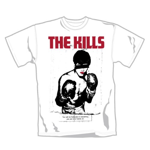 T-Shirt Homme Blanc The Kills "Boxer" (Taille L)