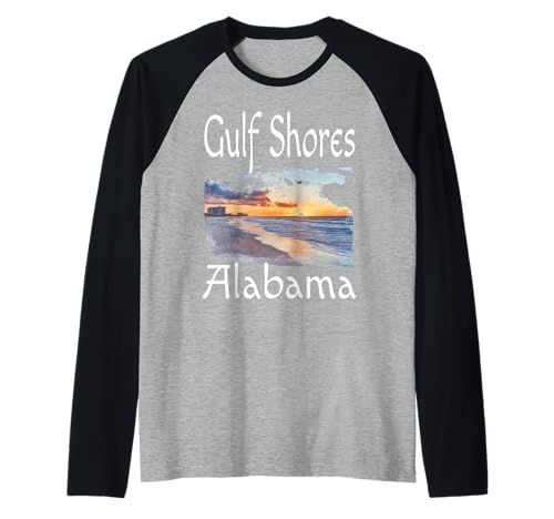 Gulf Shores, Alabama, fuga di gruppo per vacanze in famiglia Maglia con Maniche Raglan