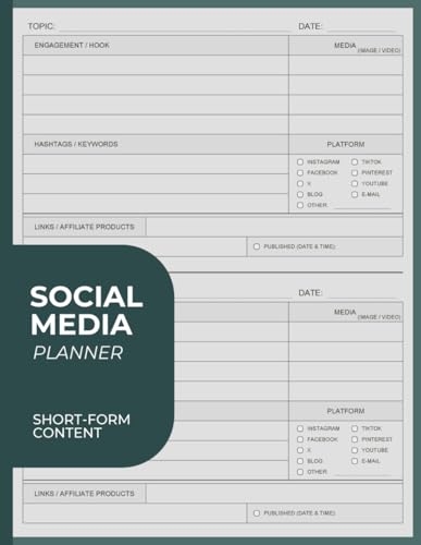 Social Media Planner: Organize and Schedule Posts Efficiently | F...