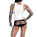 Hot Leathers It Isn't Going To Lick Itself Ladies Boy Shorts (Black, Large)