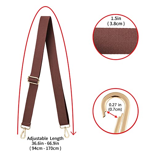 Image of ZOOEASS Wide Shoulder Strap (Solid),Adjustable Replacement Belt Crossbody Canvas Bag Handbag