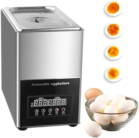 Commercial Hot Spring Egg Cooker 50Pcs Large Capacity Intelligent Automatic Half-Boiled Egg Soft-Boiled Egg Machine, Electric Egg Cooker