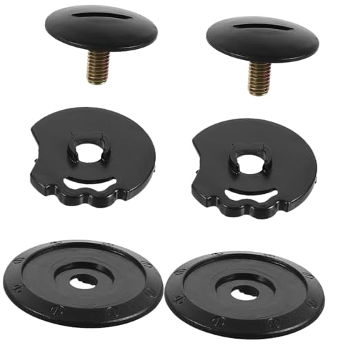 Base mecanismo casco moto visera repuesto universal duradero kit de 6 piezas