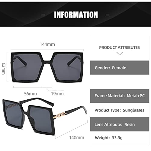 HMRGLMIE-Oversized Diamond Sunglasses Women Vintage Sun Glasses Shades Men Female UV4003