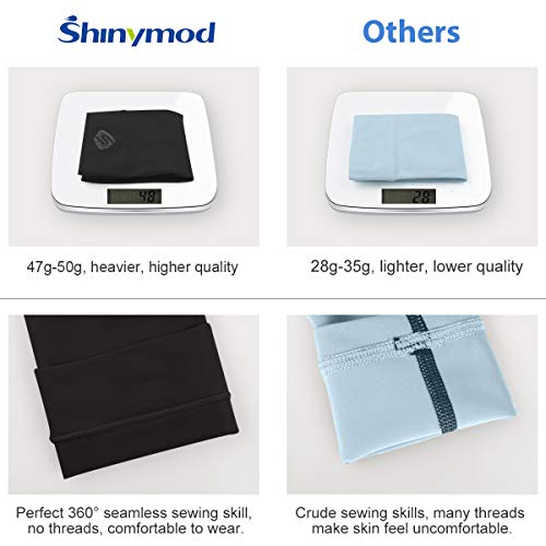 SHINYMOD Arm Sleeves for Men & Women Sun Protection Cooling Tattoo Cover Warmer