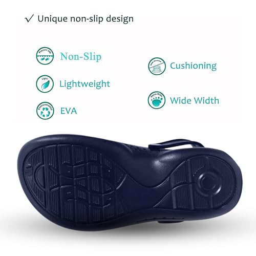 Image of Kraasa Men's Lightweight Extra Soft Men's Classic Casual Sports Clogs /Sandals with Adjustable Back Strap for Adult | Anti Skid, Comfortable| Waterproof & Everyday Use Mules for Gents /Boys