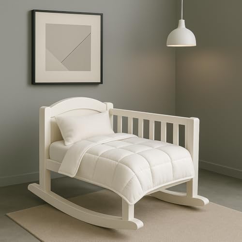 HOMEROKK Couette Bébé 70x120 cm Microfibre