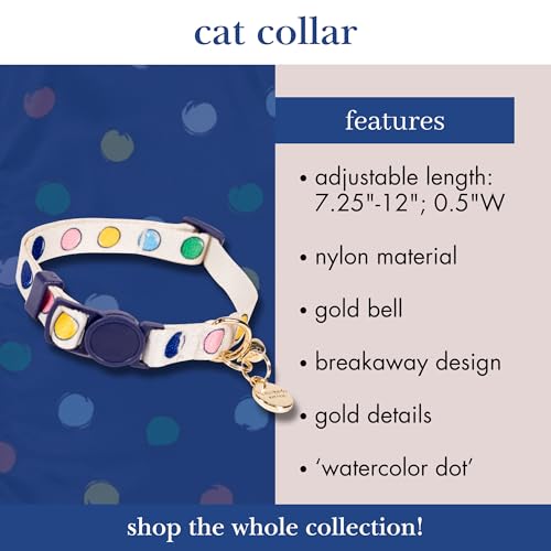 Collar de gato Kate Spade separable con estampado punto acuarela 7