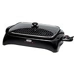 De'Longhi Perfecto Indoor Grill with Lid, Black