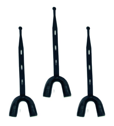 SafeTGard 3 Pack Adult Form Fit Super Mouthguard with Strap - Available in 10 Colors! (Navy Blue)