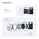 Freewell CPL/GMIST (1/4) Filter Kit mit Gegenlichtblende für Fuji X100 Serie (X100, X100S, X100F, X100T, X100V, X100VI) (Schwarz)