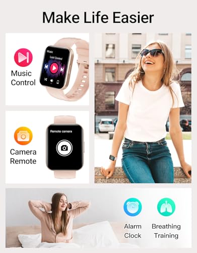 Image of Smart Watch for Women, Answer /Make Calls, for iPhone /Android Phone Pink