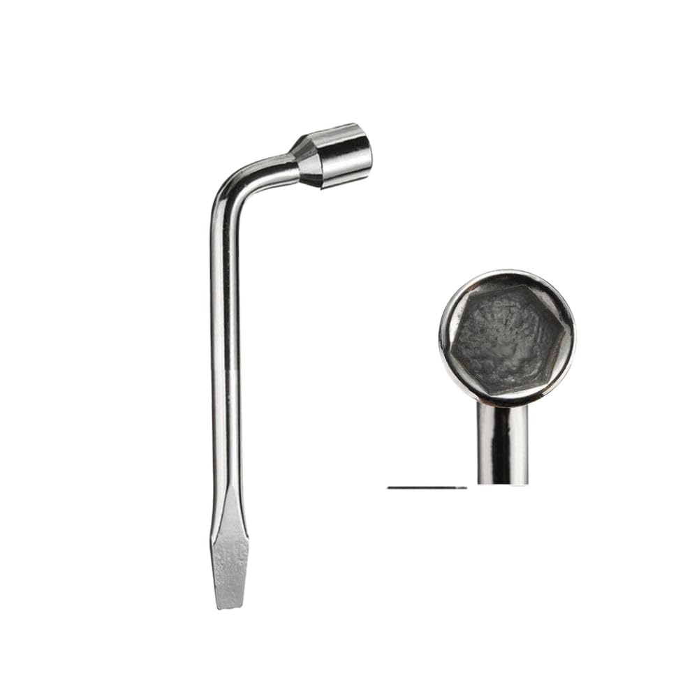 ArvAvrvrd Wheel Nut Spanner 45 Stainless Steel Lightweight Material(Ships from: China Mainland; 21mm)