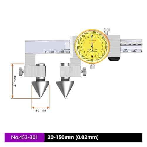 Calibrador Mecánico 20-300 mm Acero Inoxidable miniatura 2