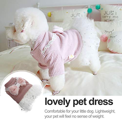 Balacoo Saia de Inverno para Cães e Gatos Roupa Quente para Cães Roupas para Animais de Estimação Su