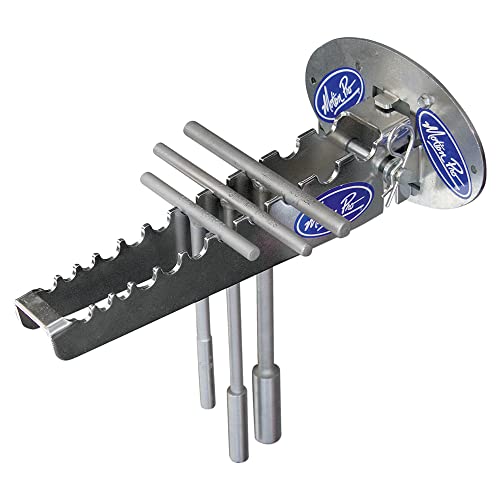 Motion Pro Metal Silver Adjustable Tool Storage Bracket for T-Handle Rack 08-0435