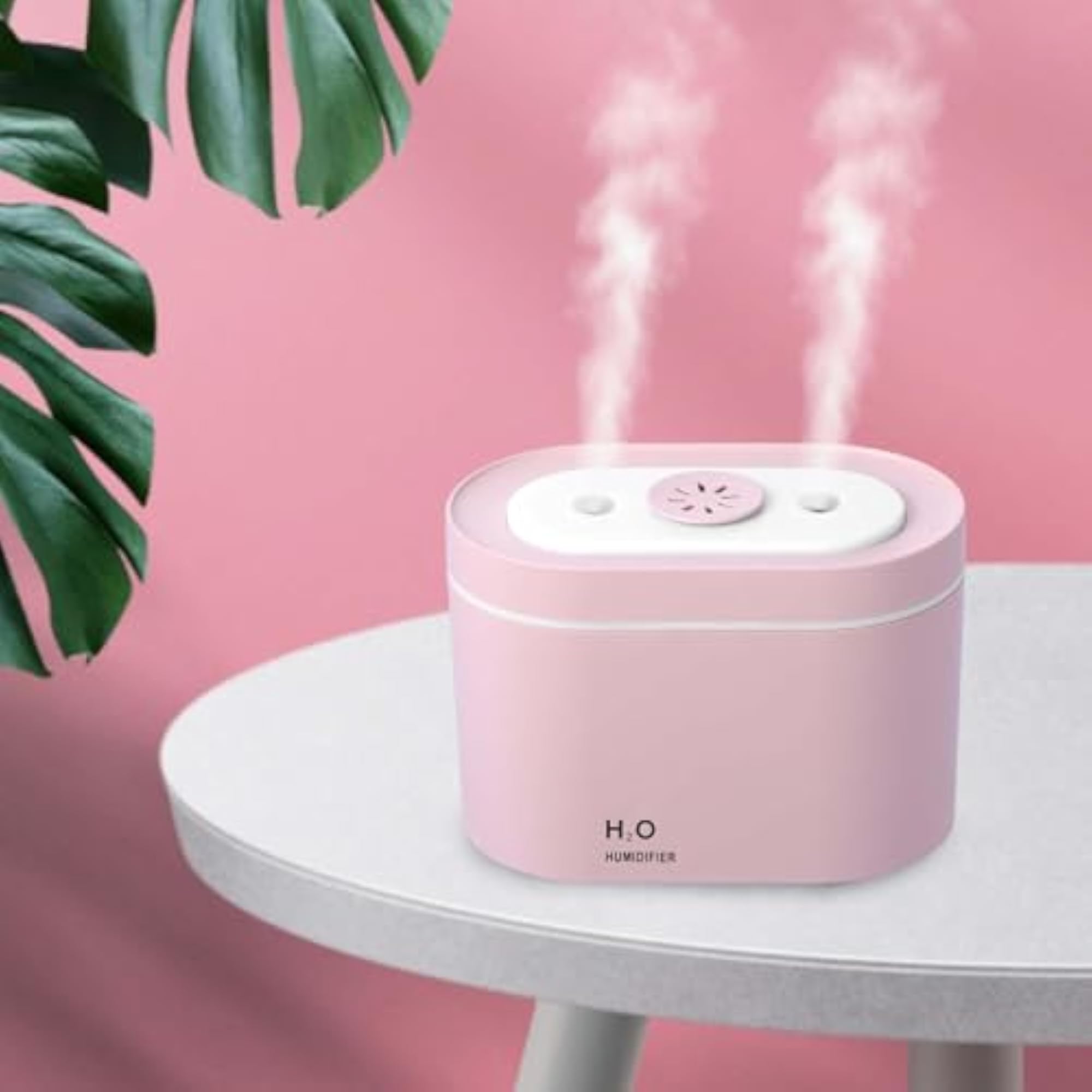 800Ml Air Humidifier Premium Fragrance Oil Diffuser, Pink