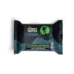 Combat Wipes ACTIVE Outdoor Wet Wipes - Extra Thick Camping