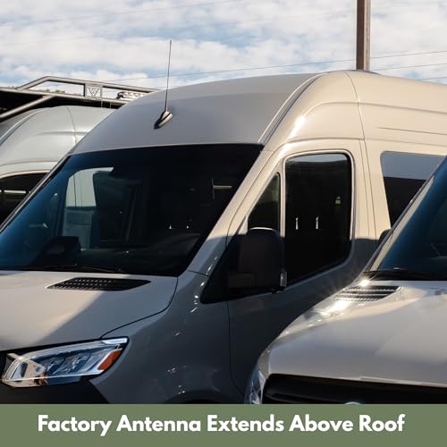 Antena corta Sprinter Vanspeed de 7.3 pulgadas para Mercedes 2019+ 5