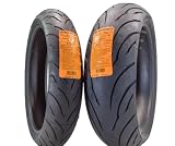 Continental Conti Motion 120/70ZR17 Front and 180/55ZR17 Rear Sport Touring Motorcycle Tires (2 Pack) 120/70-17 180/55-17