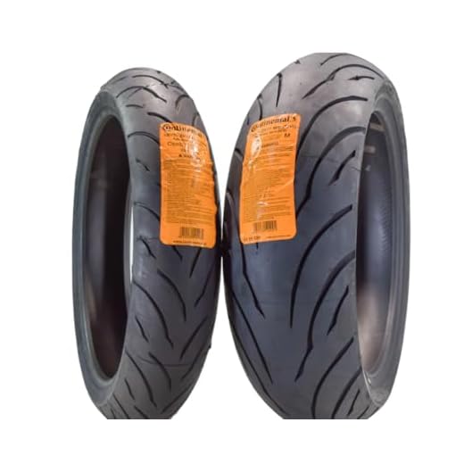 Continental Conti Motion 120/70ZR17 Front and 180/55ZR17 Rear Sport Touring Motorcycle Tires (2 Pack) 120/70-17 180/55-17