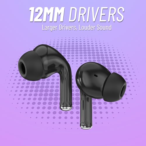 Image of AROMA TWS20 Sonic V5.4 Upto 60Hr Playtime* ENC Dual Paring Fast Charging, Heavy Bass Bluetooth