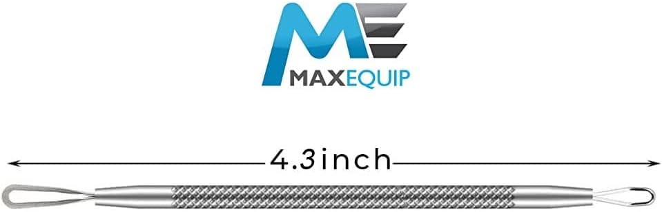ME MAXEQUIP Blackhead Remover Pimple Popper Blemish Comedone Extractor Acne Tool Pimple Spot Popper Komedon Double Side Soft Touch and No-Slip Skincare for Whitehead Removal