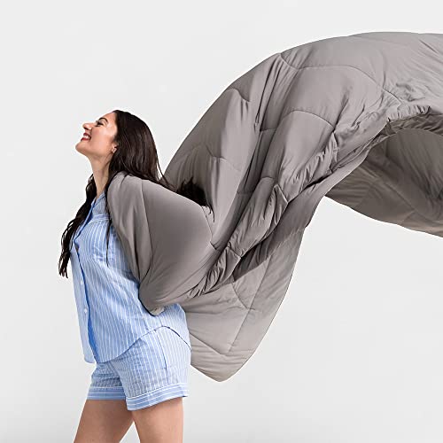 Rest Evercool™ Comforter Lightweight Cooling Down Alternative Blanket, For Night Sweats&Menopause Hot Flash Relief & Hot Sleepers,Soft,Quick Dry,Nontoxic,Machine Washable(Grey,King,106"X90") #TOP1